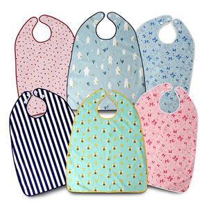 더해피 핸드메이드 방수 성인용 버튼형 턱받이 국내산/병원/노인/환자/간병/요양/위생/실버용품