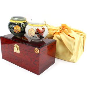 국내산 벌꿀 1.2kgx2개 명절선물세트 설 추석선물/고급포장 흑상감도자기 고가구