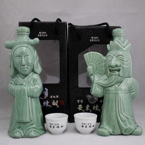 양반안동소주 전통주 양반과부네 45도 400ml 잔2개