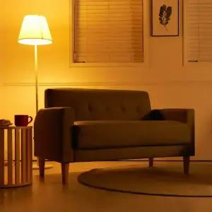 에보니아 티아라 2인용 쇼파 패브릭 인조가죽 / 생활방수 2인 소파 자취방 원룸