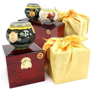 국내산 벌꿀 1.2kg 명절선물세트 설 추석선물/고급포장 흑상감도자기 고가구