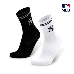 MLB 남성 로고 장목 양말 3족