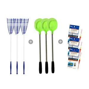 얼음 견지낚시대 3인세트 견지대 빙어 산천어 겨울 채비