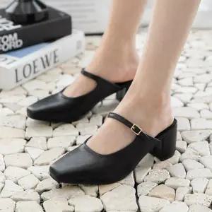 [분홍코끼리] 소피아 뮬 슬리퍼(6cm)