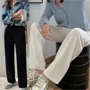 [오노마] ONM 여자 코듀로이 편한 일상 외출복 와이드 밴딩팬츠 (S8118345)