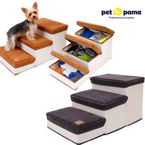 ETN 펫파마 3단 논슬립 애견 수납 계단 강아지 고양이 스텝