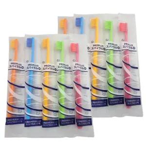 일본/PRO PLUS 나선(M ) 10개 이중미세모칫솔 치과칫솔