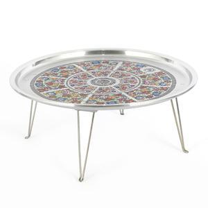 알루미늄 접이식 양은밥상 발상 옛날밥상 테이블 식탁 술상 다과상