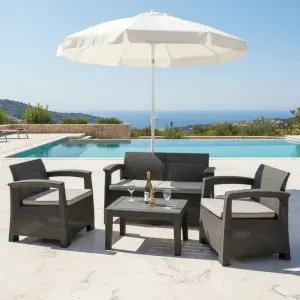 체어센스 블루밍 야외 테이블 소파 의자 2인 4인 세트 아웃도어 마당 베란다 테라스 카페 펜션 옥상