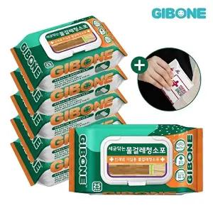 [기본에]세균닦는 물걸레 청소포 표준형 6팩 + 소독티슈 20매 1팩 사은품 증정