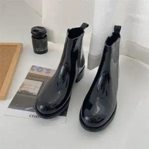 [오노마] ONM 깔끔 심플 무지 단정한 데일리 방수 여성 레인부츠 (S8945007)