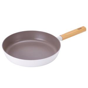 키친플라워 쿠킨 IH 인덕션 모카우드 후라이팬, 28cm, 1개