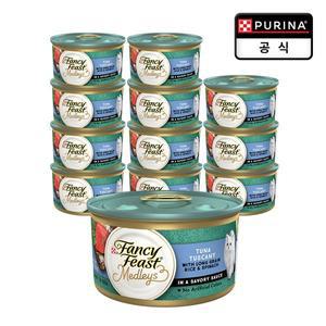 [기타]팬시피스트 메들리 엘레강트 투스카니 참치 85g x 12개