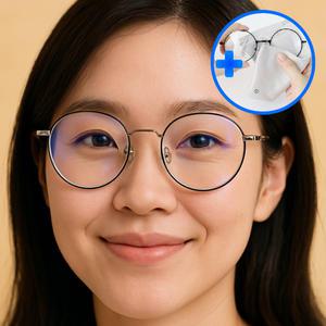 블루라이트차단 패션 금테 은테 가볍고 동그란 시력보호 모니터 안경