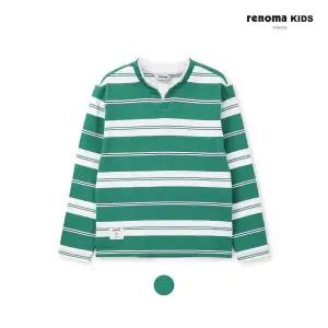 [대구백화점] [레노마키즈]초등 남아 스트라이프 에리 티셔츠(R2411T100)