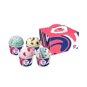 [배스킨라빈스] 핸드팩세트 (파인트 4개)