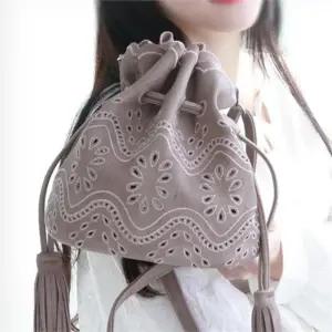 [셀러허브][라일리] Rly 미니백 복조리 여성스러운 예쁜 셔링 크로스백 태슬 (S9524618)