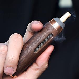 차량용 재떨이 담뱃재 케이스 휴대용 실내 날림방지 미니재떨이 실버