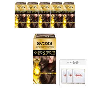사이오스 올레오크림 3N 로얄브라운, 6개 + 증정(염색키트, 3개)