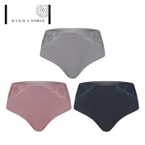 [BYC] 하이앤노블 80수 면스판 세미 맥시 여성 삼각팬티