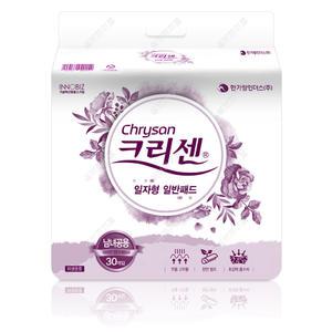 크리센 일반형 일자 소변용 요실금 패드 성인용 기저귀 240매 1박스 (30매X8팩)