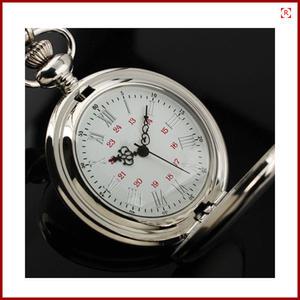 회중시계 Silver Quartz 포켓워치 +사진전사서비스 무료각인 선물케이스 보증서