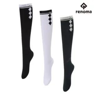 레노마골프 남성 골프 라인 배색 반타이즈 양말 N-7803