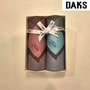 [대구백화점] [닥스]남녀2매 선염 손수건 세트(DEO10번)