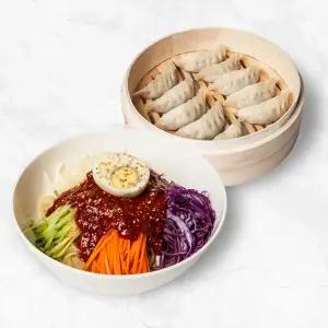 [보영만두] 쫄면 4인분+고기찐만두 1kg 세트