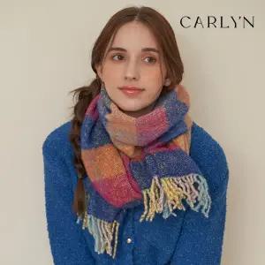 [롯데백화점]엘르 스윗데이 울 체크 롱 머플러 S744MX201