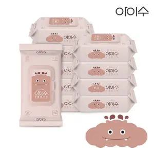 [아이수] 브론몬스터 베이비 물티슈 캡형 70매 x 10팩