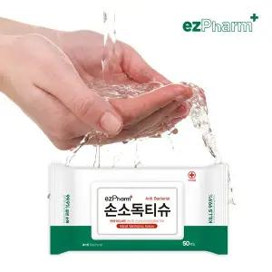 [이지팜] 손소독티슈 캡형 50매 x 6팩