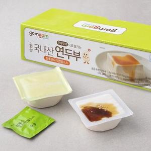 곰곰 하루1팩 국산콩 연두부+오리엔탈소스, 134g, 6개입 one option