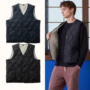 남여공용 퀄팅 안감 누빔 경량 조끼 D24V407