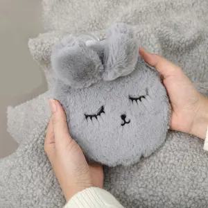 보온 겨울 핫팩 물주머니 보들토끼 그레이 300ml