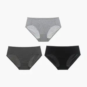 제임스딘 여성 팬티 면스판 베이직 심플 여자 삼각 블랙 그레이 차콜 주니어 JHWWX001