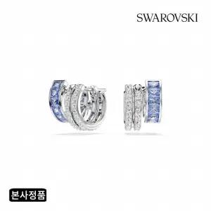 [/본사정품] Connexus 블루 로듐 후프 귀걸이 5690030