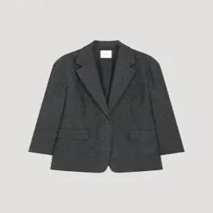 울 헤링본 싱글 원버튼 자켓(SWWJKO42040)