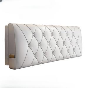 고급 가죽 침대 등받이 쿠션 헤드 커버 허리받침 레자