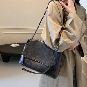 LD 에일리아 체인 숄더백 크로스백 빈티지 토트백 가방 여성 여자 핸드백 플립백