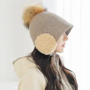 [hat'scompany]라쿤보넷 비니 골지 니트 털모자 가을 겨울 남자 여자 커플 모자