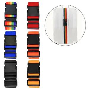 네임테그 (220cm 보급형 일자형캐리어벨트) 여행가방 열림방지