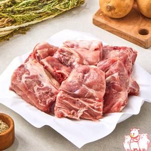 [삼형제고기] 한돈 돼지 등뼈 3kg 냉장 대용량 감자탕뼈