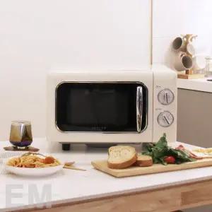 [롯데백화점]쿠잉 쿠잉 레트로 무회전 전자레인지 다이얼식 20L_MC-R20CRFL(크림)