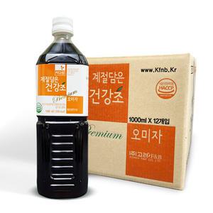 계절담은 건강초 오미자 감식초 1000ML 12개