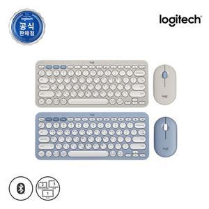 로지텍 코리아 PEBBLE 2 Combo 무선 키보드 마우스 세트