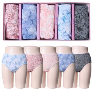 5매 위키란쥬 브랑르 플라워 맥시 연한 엄마 맥시 팬티 세트