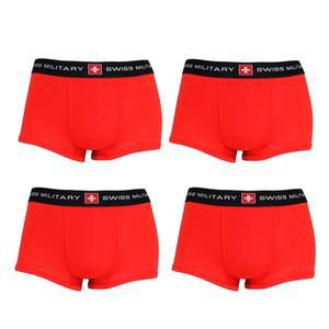 스위스밀리터리 남자팬티 드로즈 레드 (4개) 속옷/무지