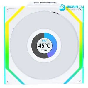 [서린공식] LIAN LI UNI FAN SL Wireless LCD 120 화이트 1팩