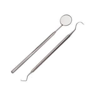 치석제거기 스텐 치경 + 치과용탐침 dental explorer 탐침이 날카로운형 1세트